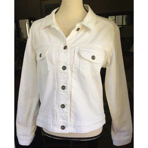 Lee Modern Series Women's Jeans Jacket L White